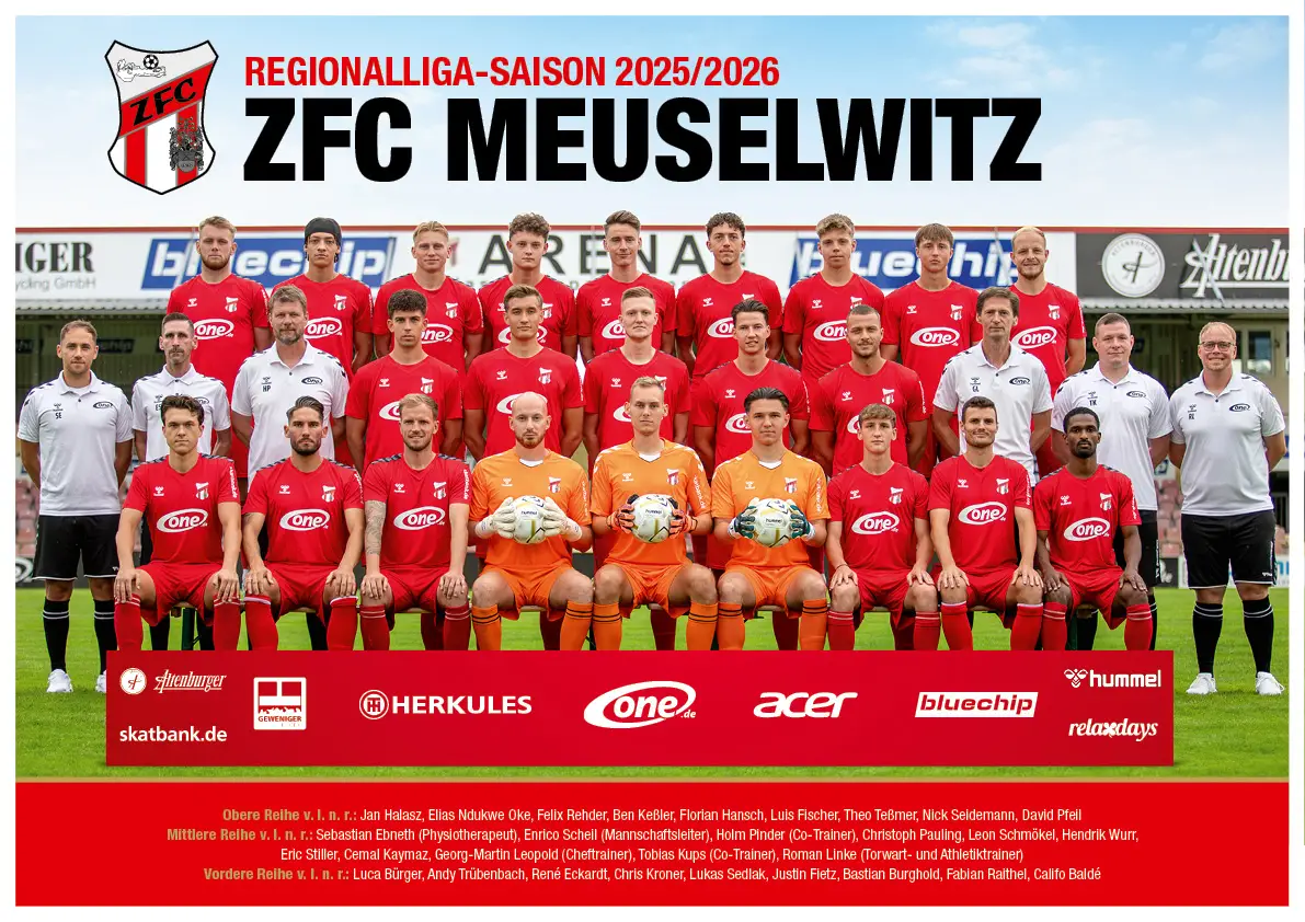 Mannschaftsposter 2025/26