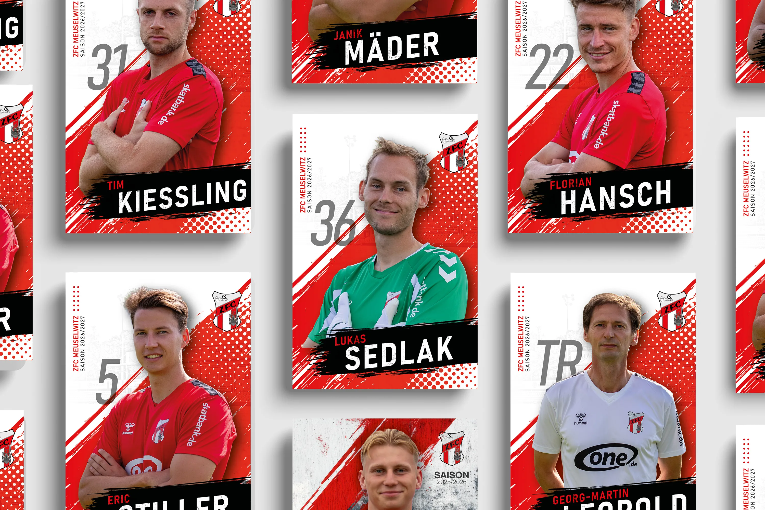 Autogrammkarten-Set 2026/2027