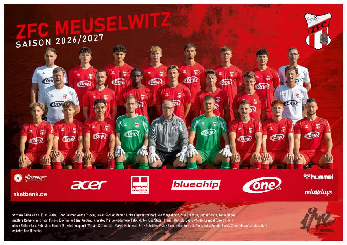 Mannschaftsposter 2026/27