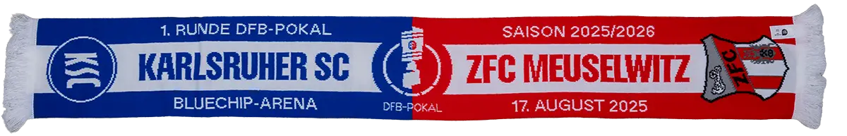 Schal - DFB-Pokal ZFC - Karlsruher SC
