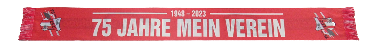 Seidenschal - "75 Jahre Mein Verein"